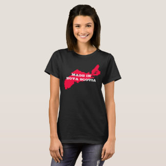 ノバスコシアのTシャツで作られる女性のカスタマイズ可能 Tシャツ