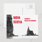 ノバスコシアカナダの海プレイグラウンドヴィンテージポスト ポストカード (正面/裏面)