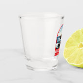 ノバスコシアカナダトラベルアートヴィンテージ ショットグラス (左)