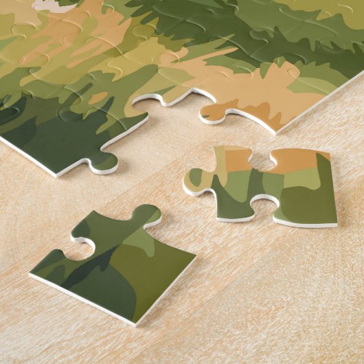 ノバスコシアカナダトラベルアートヴィンテージ ジグソーパズル (側面)