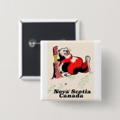 ノバスコシアカナダ 缶バッジ (正面&裏面)