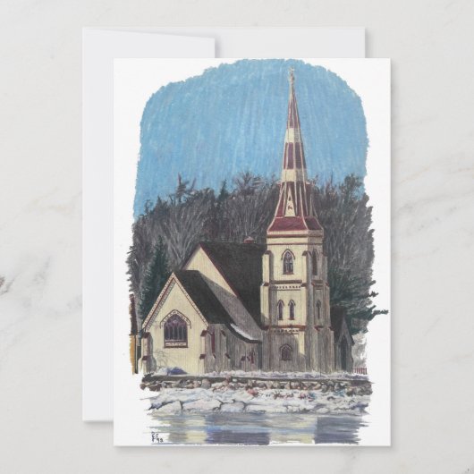 ノバスコシアクリスマスフラットホリデーカード シーズンカード (正面)