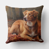 ノバスコシアダックテリアイン紅葉秋 クッション (裏面)