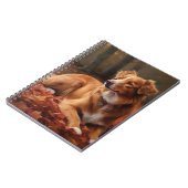 ノバスコシアダックテリアイン紅葉秋 ノートブック (左側)