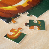 ノバスコシアダックトレラーパンプキンハロウィンおもしろい ジグソーパズル (側面)