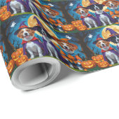 ノバスコシアダックトレラーパンプキンハロウィンおもしろい ラッピングペーパー (ロールコーナー)