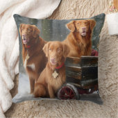 ノバスコシアダックトレラーレトリエバースノーイーズレイ クッション (ブランケット)