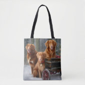 ノバスコシアダックトレラーレトリエバースノーイーズレイ トートバッグ (正面)