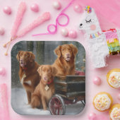 ノバスコシアダックトレラーレトリエバースノーイーズレイ ペーパープレート (パーティー)