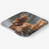 ノバスコシアダックトレラーレトリエバースノーイーズレイ ペーパープレート (傾斜あり)