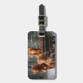 ノバスコシアダックトレラーレトリエバースノーイーズレイ ラゲッジタグ (正面縦)