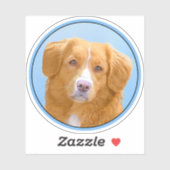 ノバスコシアダックトレリンレトリエバードッグ絵画ズ シール (シート)