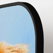 ノバスコシアダックトレリンレトリエバードッグ絵画ズ ピックルボールラケット (左詳細)