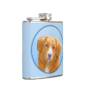 ノバスコシアダックトレリンレトリエバードッグ絵画ズ フラスク (右)