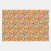 ノバスコシアダックトレリンレトリエバードッグ絵画ズ ラッピングペーパーシート (正面3)