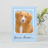 ノバスコシアダックトレリンレトリエバードッグ絵画ズ 招待状 (スタンド正面)