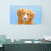 ノバスコシアダックトレリンレトリエバードッグ絵画ズ 横断幕 (トレードショー)