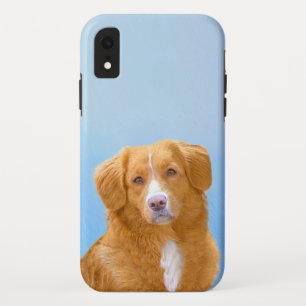 ノバスコシアダックトレリンレトリエバードッグ絵画ズ iPhone XRケース