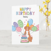 ノバスコシアダックトレリンレトリエバー誕生日カード カード (黄色い花)