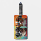 ノバスコシアダックトーラーとバラバレンタインデー ラゲッジタグ (裏面縦)