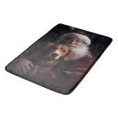 ノバスコシアダックトーラーウィズサンタクロースフェスティバル バスマット (アングル)