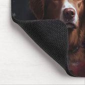 ノバスコシアダックトーラーウィズサンタクロースフェスティバル マウスパッド (コーナー)