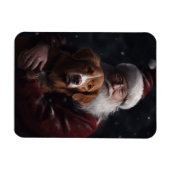 ノバスコシアダックトーラーウィズサンタクロースフェスティバル マグネット (横)