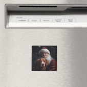 ノバスコシアダックトーラーウィズサンタクロースフェスティバル マグネット (インサイチュ (食洗機))