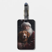 ノバスコシアダックトーラーウィズサンタクロースフェスティバル ラゲッジタグ (裏面縦)