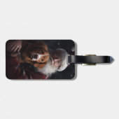 ノバスコシアダックトーラーウィズサンタクロースフェスティバル ラゲッジタグ (裏面横)