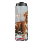 ノバスコシアダックトーラードッグクリスマスフェスティバル タンブラー (正面)