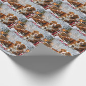 ノバスコシアダックトーラードッグクリスマスフェスティバル ラッピングペーパー (角)