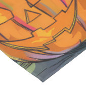 ノバスコシアダックトーラーハロウィンウィッチカボチャ テーブルクロス (アングル)