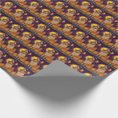 ノバスコシアダックトーラーハロウィンウィッチカボチャ ラッピングペーパー (角)