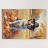 ノバスコシアダックトーラー紅葉感謝祭 ジグソーパズル (横)