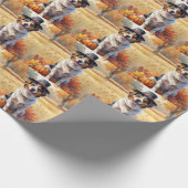 ノバスコシアダックトーラー紅葉感謝祭 ラッピングペーパー (角)