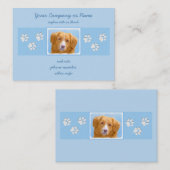 ノバスコシアダックトーリングリトリーバード絵画ッグズ 名刺 (正面/裏面)