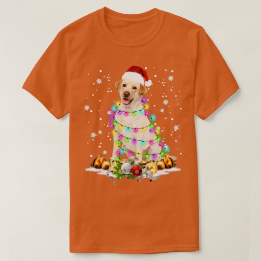 ノバスコシアダックトーリングレトリエバークリスマスドッグL Tシャツ (デザイン正面)