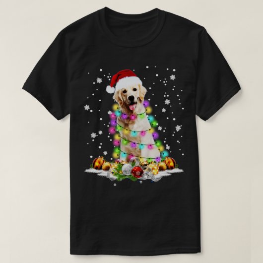 ノバスコシアダックトーリングレトリエバークリスマスドッグL Tシャツ (デザイン正面)