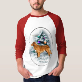 ノバスコシアダックトーリングレトリエバークリスマスプレゼント Tシャツ