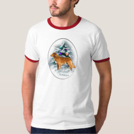 ノバスコシアダックトーリングレトリエバークリスマスプレゼント Tシャツ