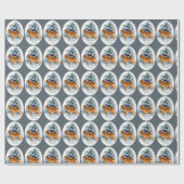 ノバスコシアダックトーリングレトリエバークリスマス ラッピングペーパー (フラット)