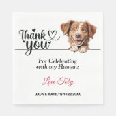 ノバスコシアダックトーリングレトリエバードッグ紙 スタンダードランチョンナプキン (正面)