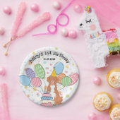 ノバスコシアダックトーリングレトリバー誕生日 ペーパープレート (パーティー)