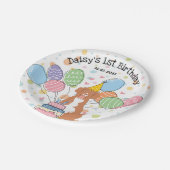 ノバスコシアダックトーリングレトリバー誕生日 ペーパープレート (アングル)