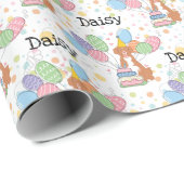 ノバスコシアダックトーリングレトリバー誕生日 ラッピングペーパー (ロールコーナー)