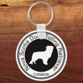 ノバスコシアダックトーリングレトリバー キーホルダー (正面)