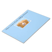 ノバスコシアダックトーリングレトリーバードッグ絵画ズノー ノートパッド (アングル)