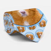 ノバスコシアダックトーリング·リトリーバー·ド絵画ッグズ ネクタイ (ロール)