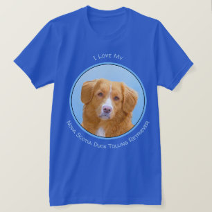 ノバスコシアダックトーリング·リトリーバー·ド絵画ッグズ Tシャツ